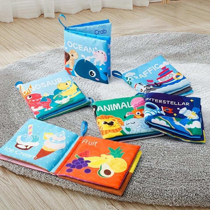 Produktbild Activity Board Das erste weiche Stoffbuch für Baby, Stoffbuch, waschbares Babybuch, Baby-Stoffbuch für 0-3 Jahre