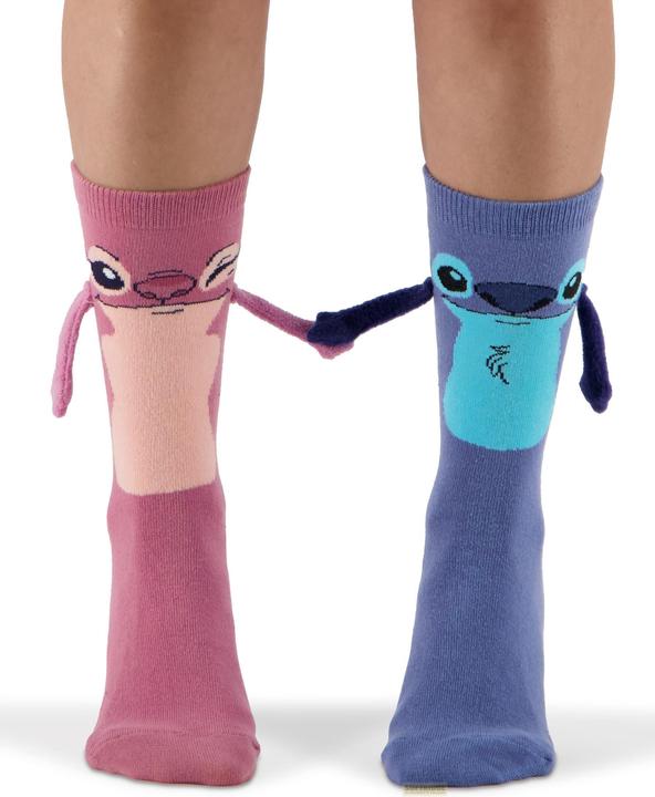Produktbild Difuzed Lily & Stitch - Let's Hold Hands Novelty Socks (1 pack) - 39/42 (Einzelpack, 39, 42)