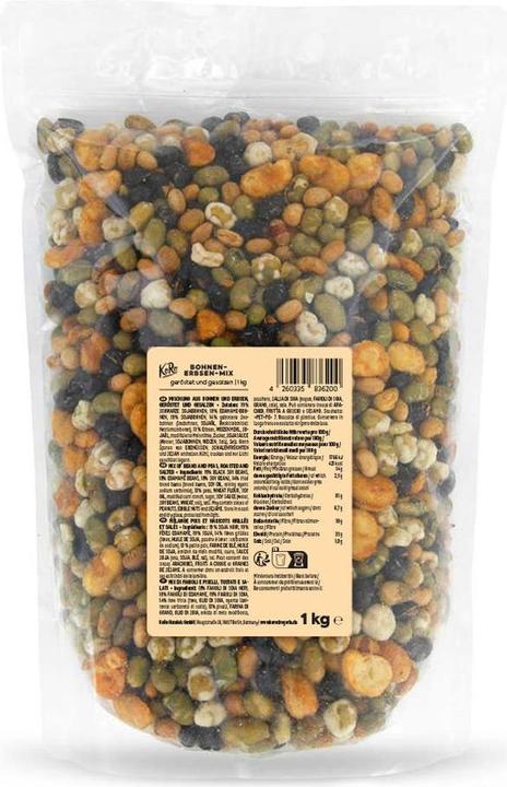 KoRo Miscela di piselli e fagioli, arrostiti e salati (1000 g)