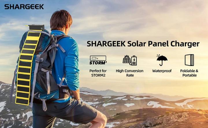 Actual product image Sharge Powerbank Solarpanel (12 W)