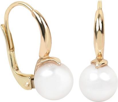 Produktbild Brilio Elegant gold earrings with real pearls 745 235 001 00116 0000000