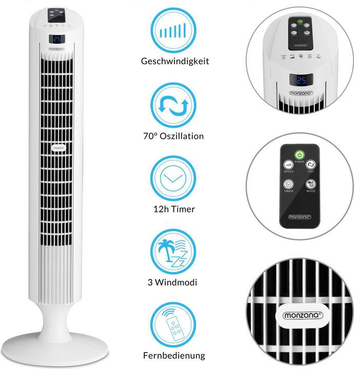 Produktbild Monzana Turmventilator (50 dB)