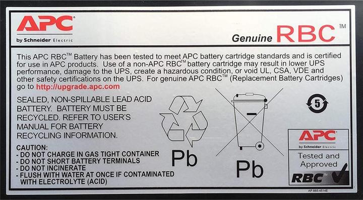 Actual product image APC Spare battery no. 110