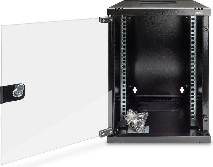 Actual product image Digitus Wall Mounting Cabinet 254 mm (10") - 312x300 mm (WxD) (9 RU, 10 inch rack)