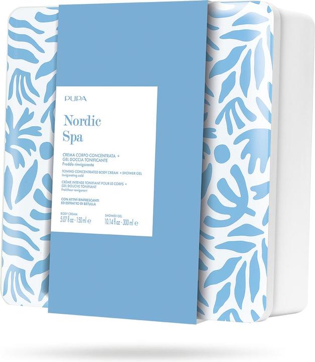 Image du produit Pupa Milano Pupa Nordic Spa Kit 2 avec gel douche tonifiant 300ml et eau parfumée tonifiante 150ml (Set soin capillaire)