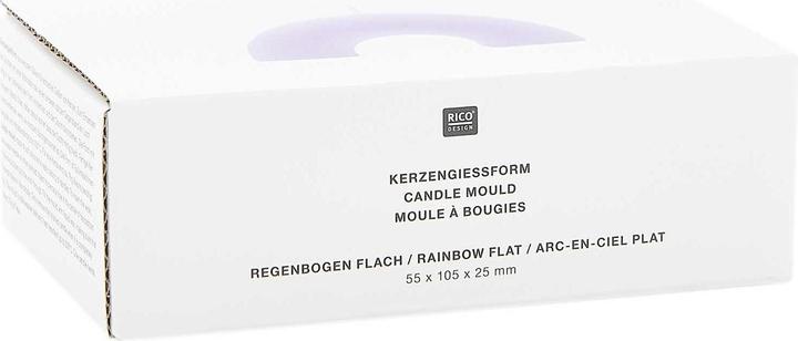 Immagine prodotto Rico Design Stampo per candele arcobaleno piatto, 118 x 69 x 30 mm
