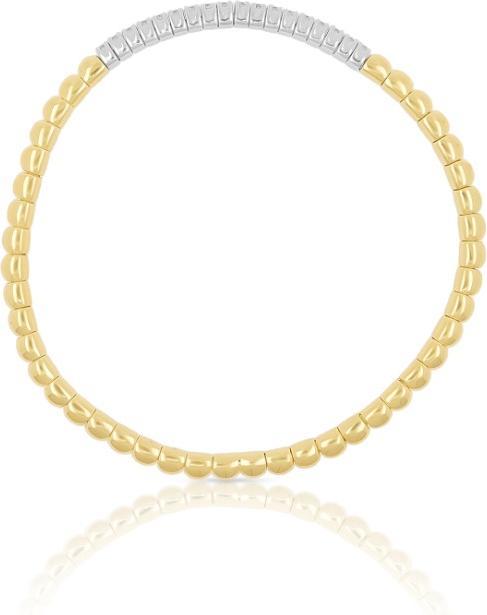 Actual product image Muau Flexarmband 750/18K Bicolor, Diamant 0.40ct. 17cm (17 cm)