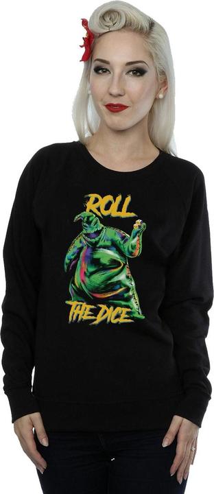 Actual product image Disney Womens/Ladies Nightmare Before Christmas Oogie Boogie Dice Sweatshirt (L)