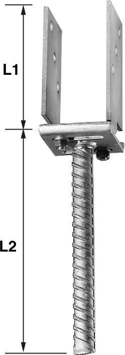 Image du produit Simpson Sst Support de poteau réglable (1 pcs)