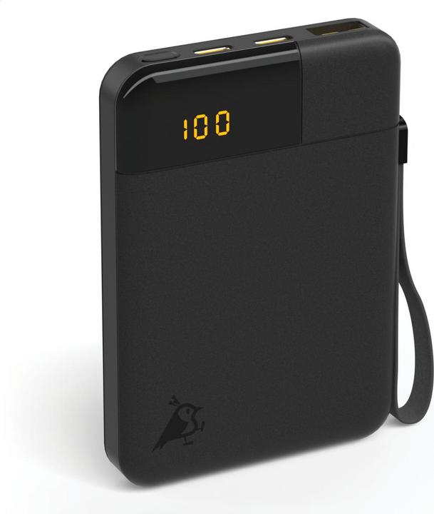 Aqiila Powerbird B5B - Powerbank 5000 mAh, 12W - Nero (5000 mAh, 12 W, 37 Wh)