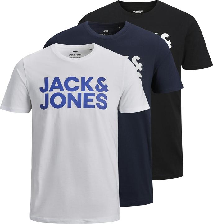 Jack & Jones Jjecorp Logo Tee Ss O-Neck 3pk Mp Noos (XS)