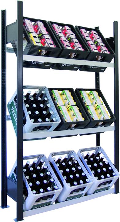 Actual product image Schulte Regalwelt Beverage crate rack