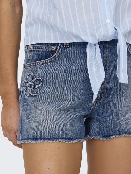 Produktbild Only ONLZUMA Hohe Taille Normal geschnitten Jeans-Shorts Jeans-Shorts (XS)