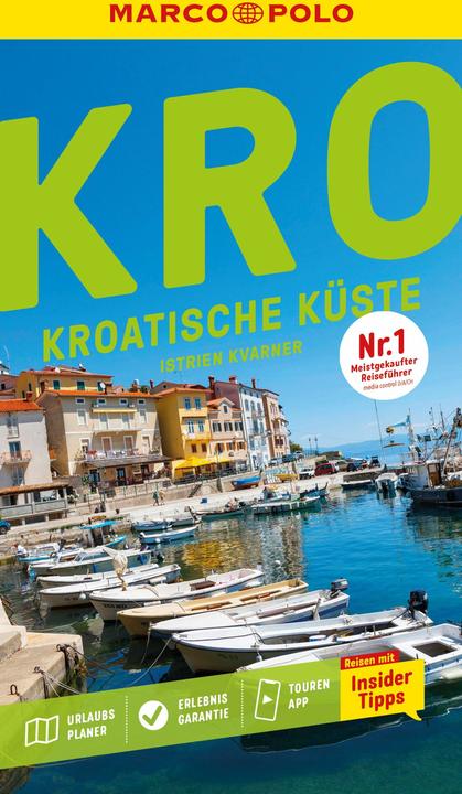 Produktbild Reiseführer Kroatische Küste Istrien, Kvarner (Deutsch, Veronika Wengert, Daniela Schetar, 2025)