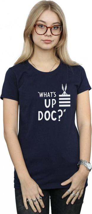 Image du produit Looney Tunes - T-shirt BUGS BUNNY WHAT'S UP DOC STRIPES - Femme (XL)