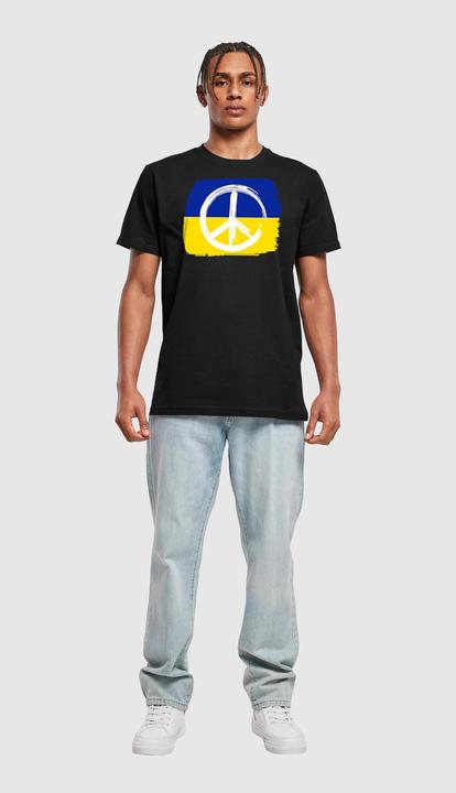 Actual product image Merchcode Peace - Flag Peace Basic T-Shirt Round Neck - 161087 (L)