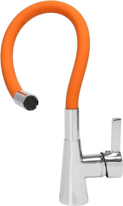 Image du produit Fala Robinet d'évier de cuisine flexible en orange robinet