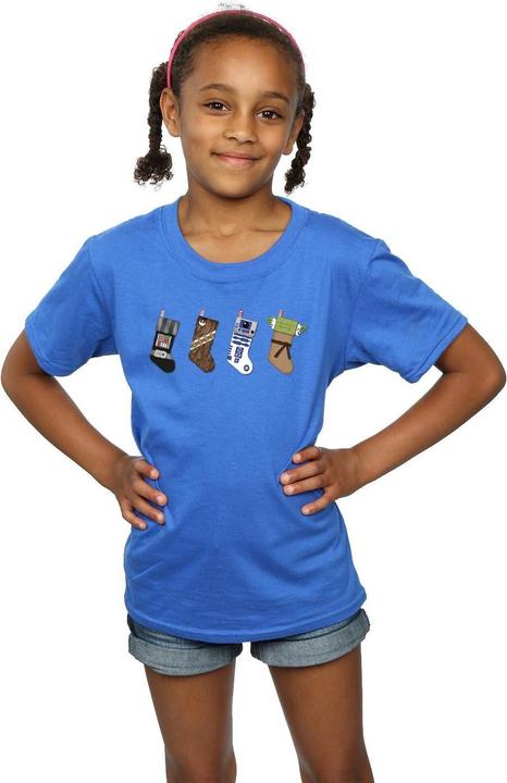 Image du produit Star Wars - T-shirt CHRISTMAS STOCKINGS - Fille (152, 158)