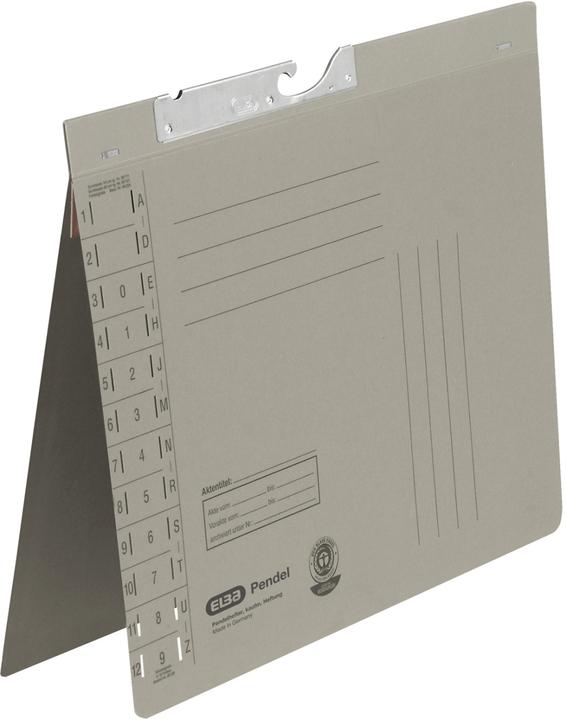 Image du produit Elba Classeur à levier, DIN A4, carton de Manille, 320 g-qm, gris (A4, 1 x)