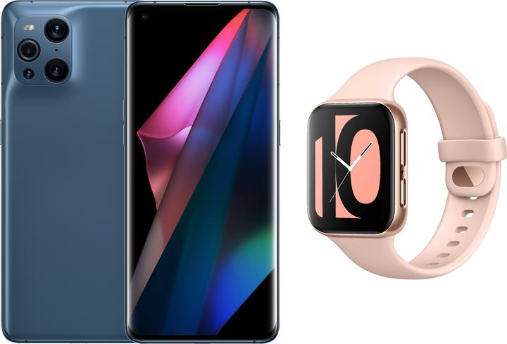 Image du produit OPPO Find X3 Pro + Watch Rose Gold
