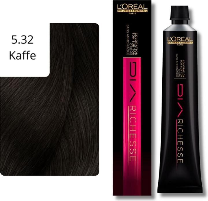Actual product image L'Oréal Professionnel Diarichesse 5.32 Cafe (Brown)