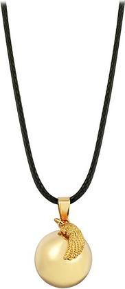 Bell MUMMY - Gold plated necklace Jingle angel wing EZ20 (L)