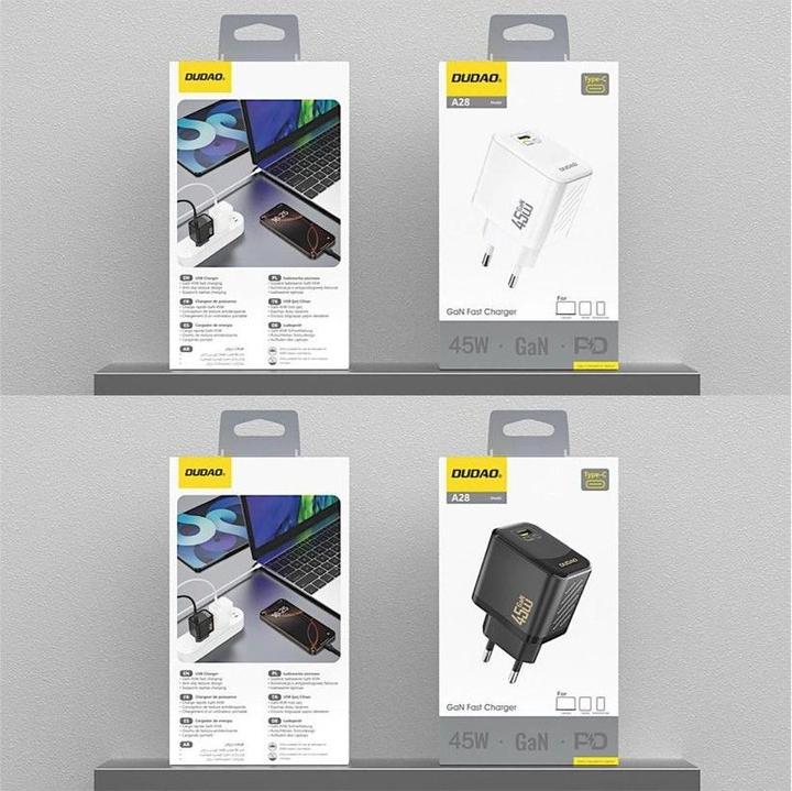 Image du produit Dudao A28EU 45W GaN Charger White (45 W)