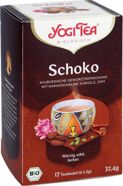 Produktbild Yogi Tea Schoko ayurvedische Gewürzteemischung, 17 St. Filterbeutel (37.40 g)