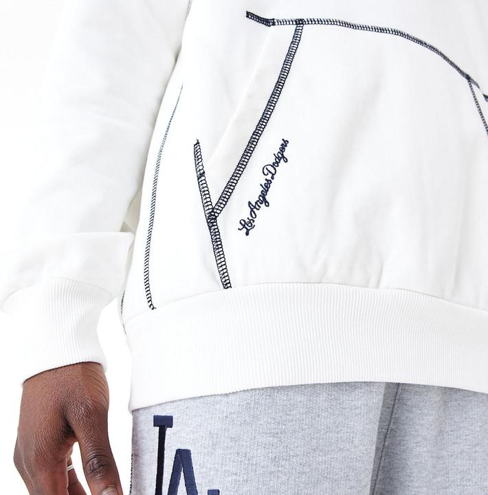 Actual product image New Era hooded sweatshirt os angees dodgers mb word series (L)