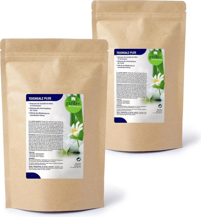 Produktbild garden moments Teichsalz Plus 10.000g Teichpflege Teichwasser Mineralsalze