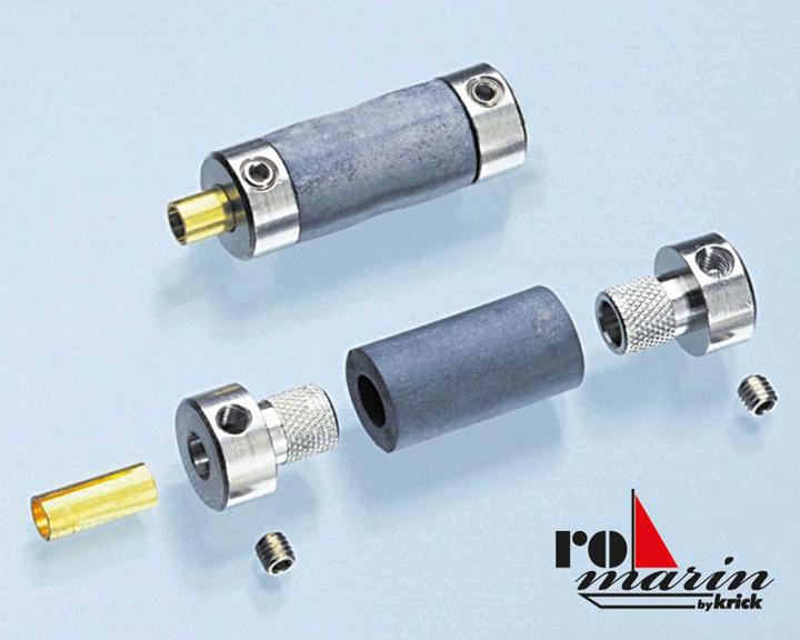 Romarin elastic ship coupling 3.2/4 to 4mm