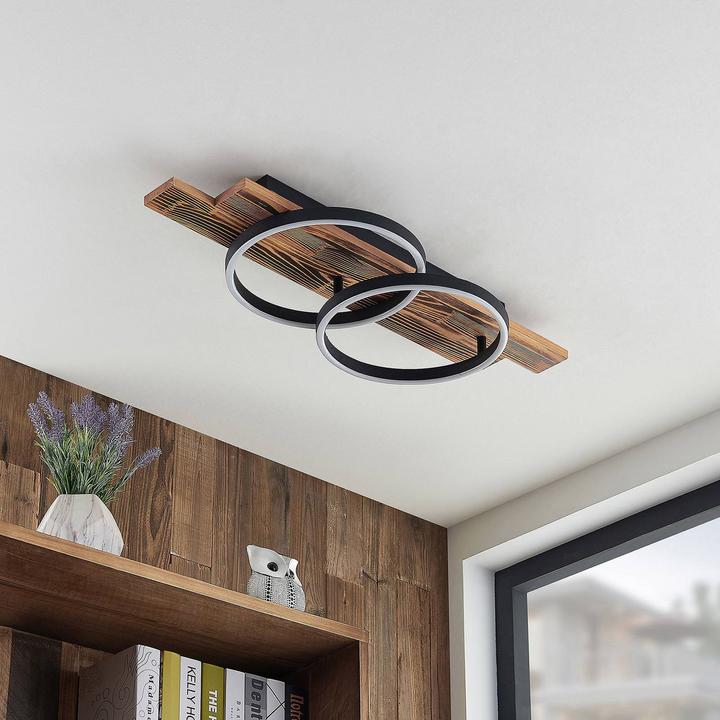 Produktbild Lindby Sentoa LED-Deckenleuchte, zweiflammig (1200 lm)