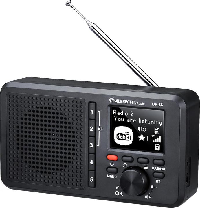 Actual product image Albrecht DR 86 Senior (FM, DAB+, Bluetooth)