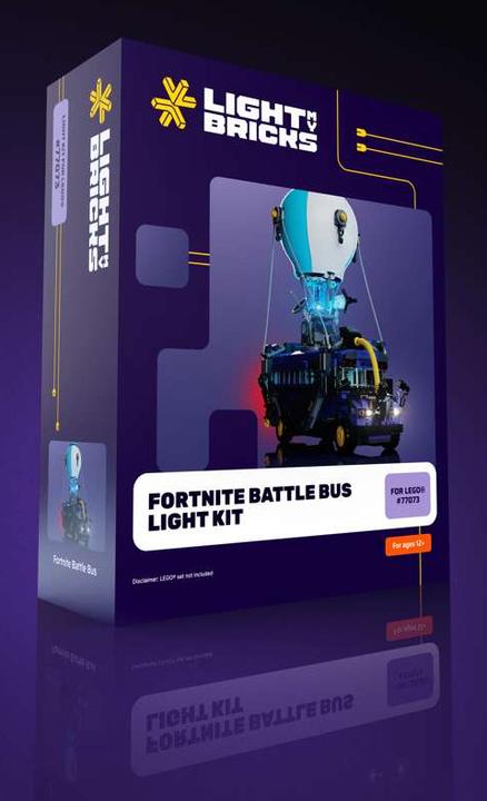 Produktbild Light my bricks LMB 2.0 LED Licht Set für LEGO 77073 Fortnite - Schlachtenbus