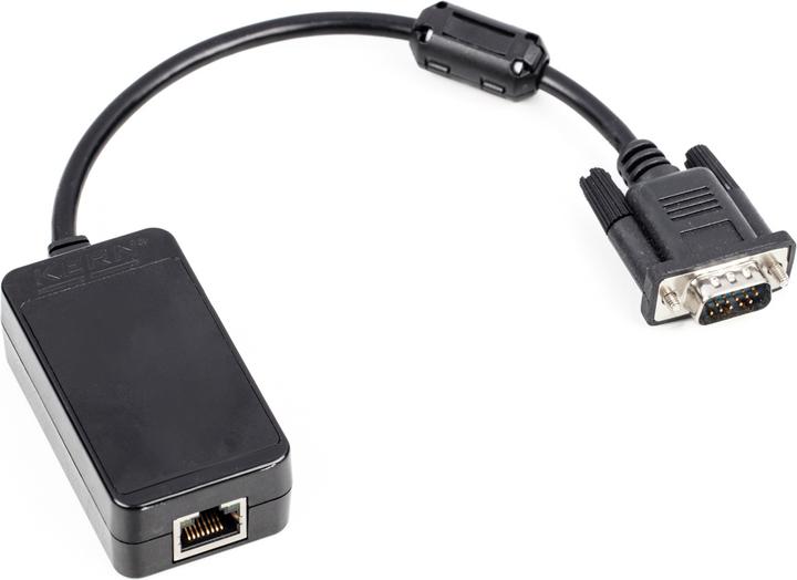 Actual product image kaiserkraft Ethernet interface adapter, for IoT-Line compact laboratory scales, black.
