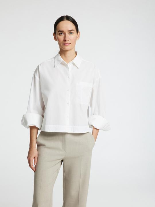 Produktbild Selected Femme Slfastha Ls Cropped Boxy Shirt Noos (40)