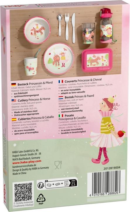 Actual product image Haba Besteck Prinzessin & Pferd