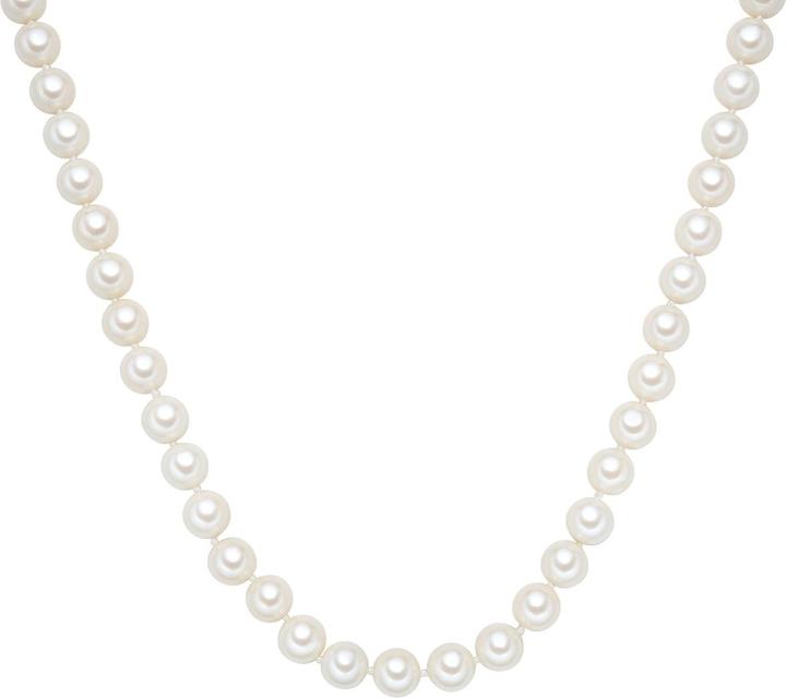 Lulu & Jane Damen Muschelkernperle weiss 120,0 cm - 29167 (Muschelkernperle, 120 cm)