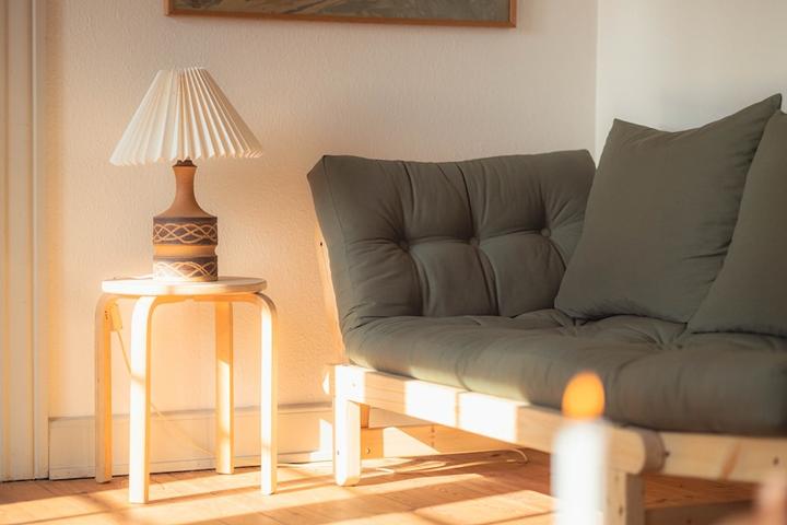 Immagine prodotto Karup Design Beat Laccato chiaro. Dimensione cuscino: 50x55 CM (Divano letto, 3 posti)