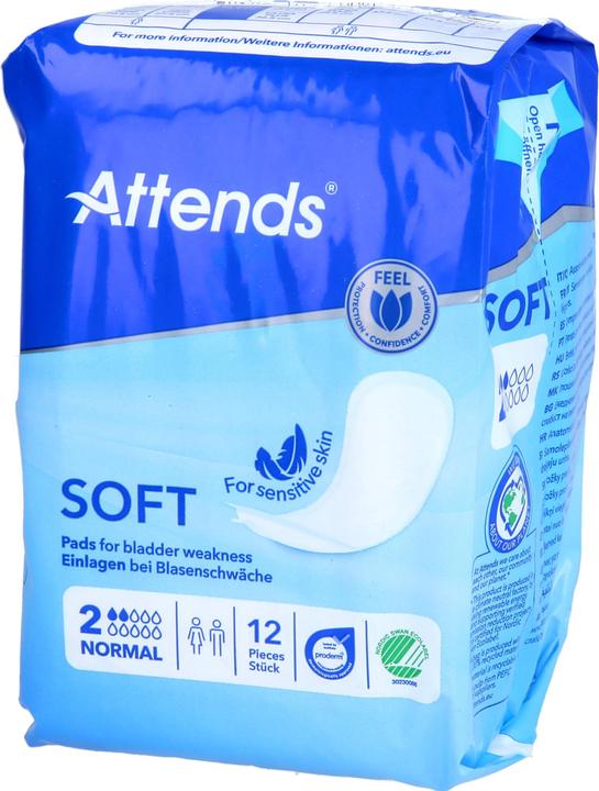 Produktbild Attends Soft 2 Normal Einlagen (12 x, Normal)