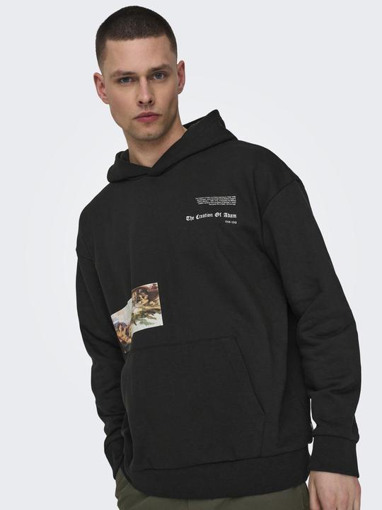 Produktbild Only & Sons Onsapoh Life Rlx Sweat Hoodie (M)