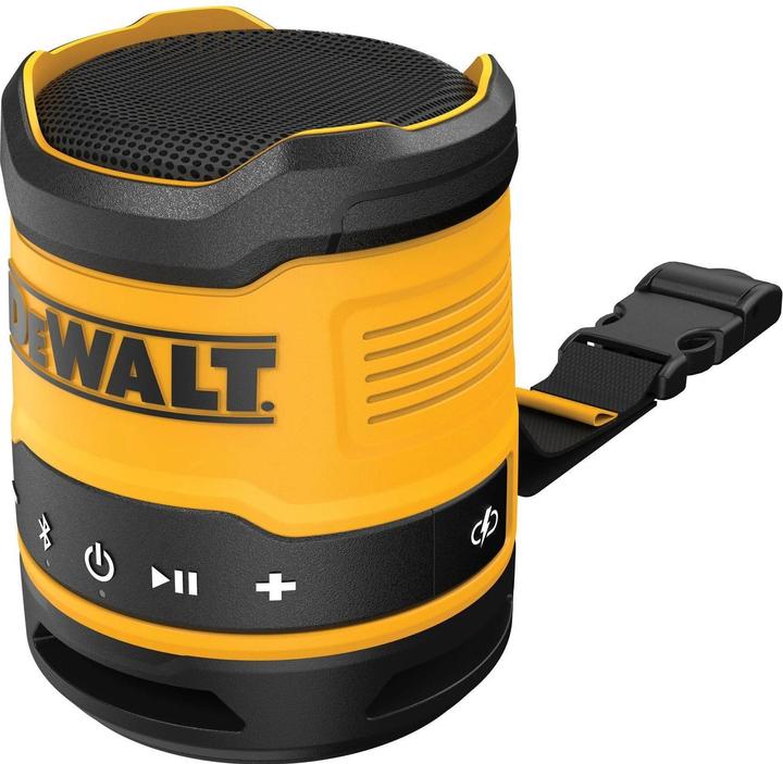 Produktbild DeWalt Tragbarer Baulautsprecher 5W, Bluetooth (DCR009-XJ) IP67 (16 h, Akkubetrieb)