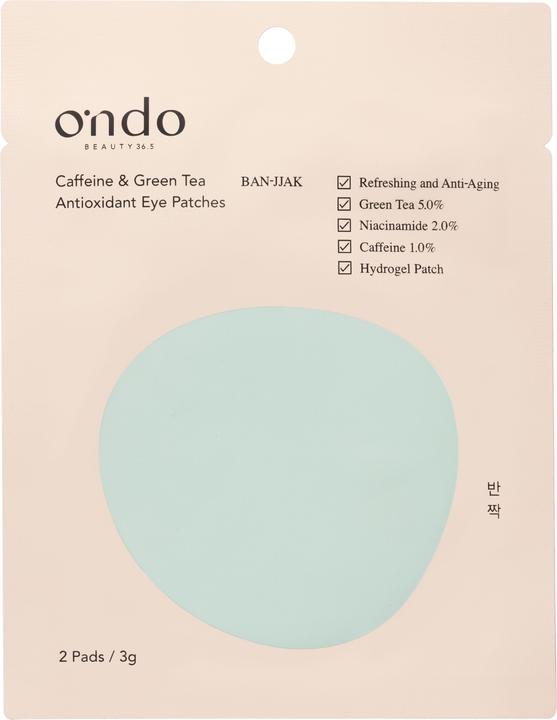 Image du produit Ondo Caffeine & green tea patches antioxydants pour les yeux (Patchs)