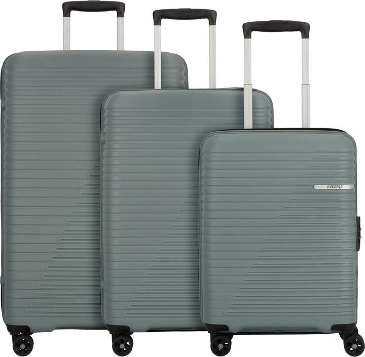 Immagine prodotto American Tourister Liftoff 4 Rollen Kofferset 3-teilig mit Dehnfalte (208 l, XL (da 115l))