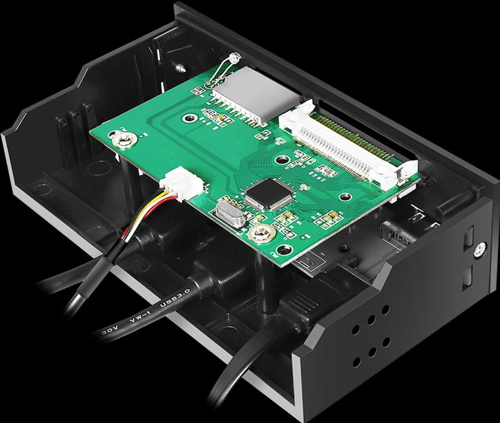 Actual product image LogiLink Multifunktions-Panel (SATA)