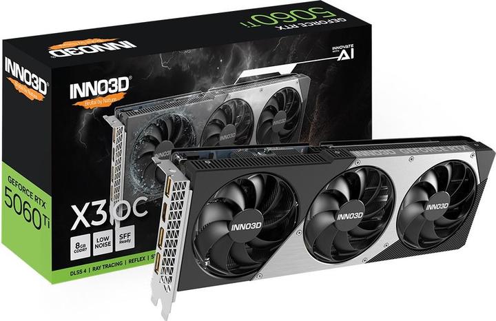 Image du produit Inno3D VGA RTX5060TI 8GB Twin X3 OC (8 Go)