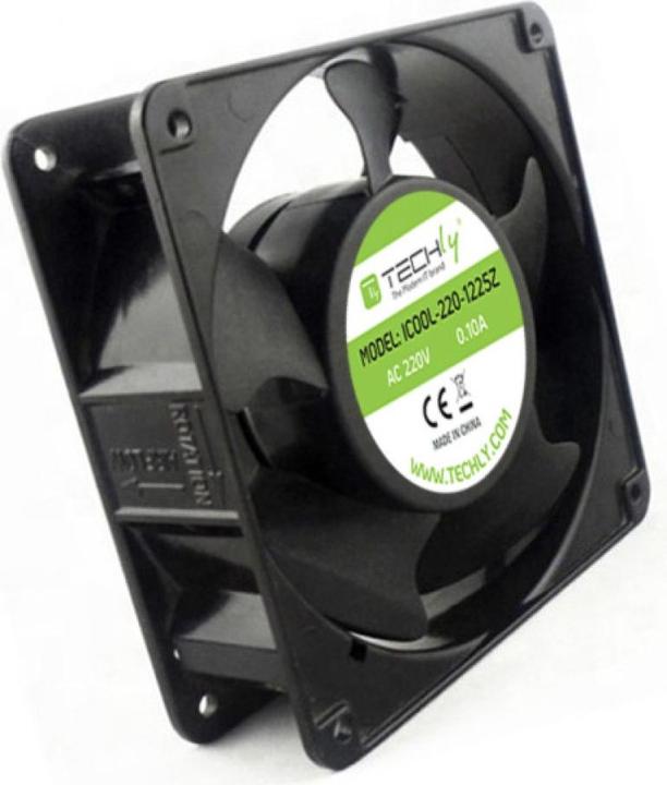 Immagine prodotto Techly Ventola per PC 120x120x25 220V (120 mm)