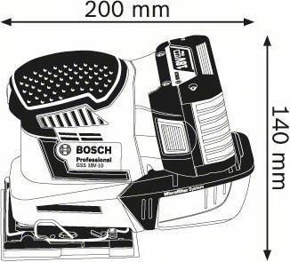 Produktbild Bosch Professional Gss 18v-10 (Schwingschleifer)