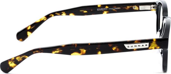 Actual product image Gunnar Emery Computer Glasses - Clear lens, black/tortoiseshell
