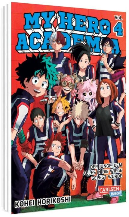 Produktbild My Hero Academia, Band 4 (Deutsch, Kohei Horikoshi, 2017)